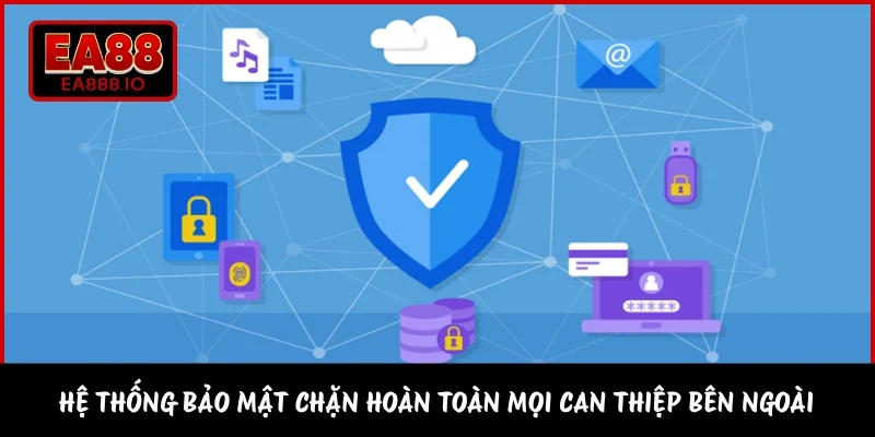 Hệ thống bảo mật chặn hoàn toàn mọi can thiệp bên ngoài